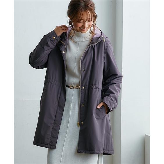 ニッセン（nissen） コート レディース 蓄熱 サーモプラス モッズ S/M