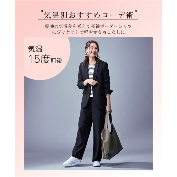 ニッセン（nissen） ジャケット レディース 洗える ウール調