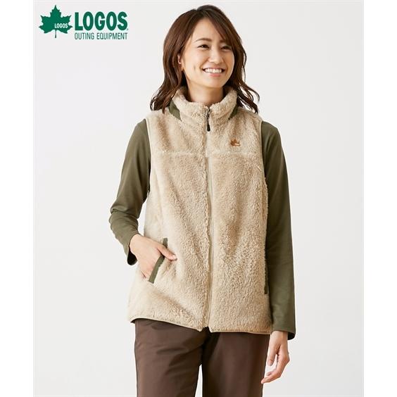 ベスト 大きいサイズ レディース Logos ロゴス 裏地付 シャギー ボア 4l 5l 6l ニッセン Nissen ニッセン Paypayモール店 通販 Paypayモール