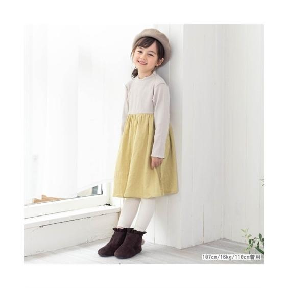 ワンピース キッズ 女の子 Apres Les Cours アプレレクール テレコ Wガーゼ ドッキング 身長80 140cm ニッセン Nissen ニッセン Paypayモール店 通販 Paypayモール