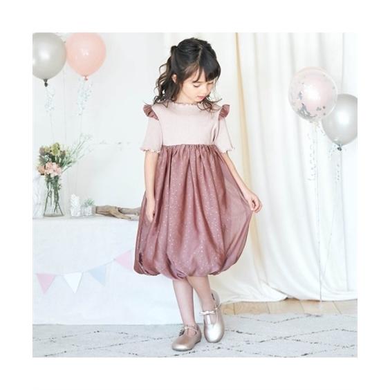 ワンピース キッズ 女の子 Apres Les Cours アプレレクール Dot シフォン ドッキング 身長80 140cm ニッセン Nissen ニッセン Paypayモール店 通販 Paypayモール
