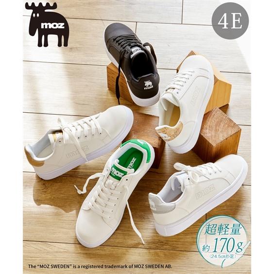スニーカー 大きいサイズ レディース ゆったり 幅広 Moz 超軽量 レースアップ ワイズ4e 23 5 24 24 5cm ニッセン Nissen ニッセン Paypayモール店 通販 Paypayモール