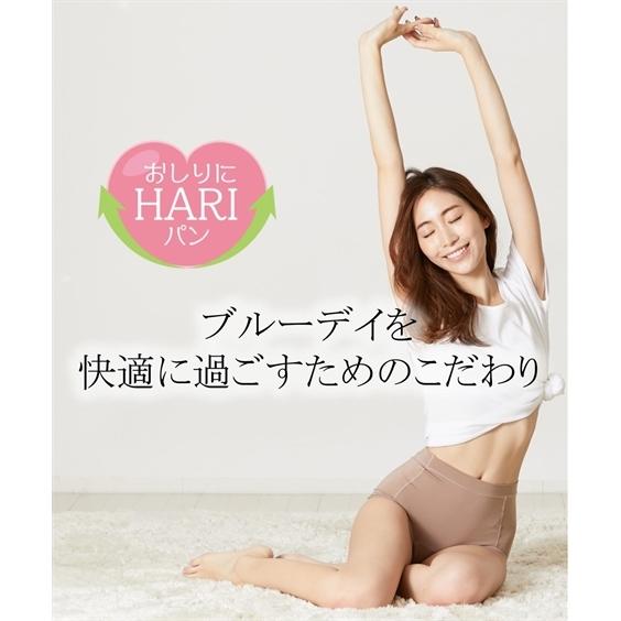 ショーツ サニタリー 大きいサイズ レディース おしりにハリパン ストレッチ お腹らくちん 深ばき サニタリー 2枚組 羽付ナプキン対応 4L/5L/6L ニッセン nissen | ニッセン | 16