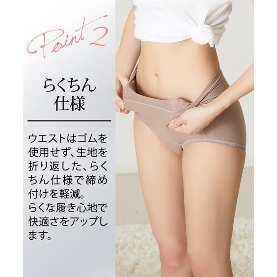 ショーツ サニタリー 大きいサイズ レディース おしりにハリパン ストレッチ お腹らくちん 深ばき サニタリー 2枚組 羽付ナプキン対応 4L/5L/6L ニッセン nissen | ニッセン | 21