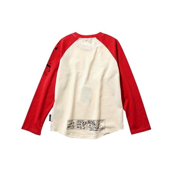 スヌーピー Tシャツ カットソー キッズ ラグラン 長袖 男の子 女の子 ベビー服 子供服 身長80 130cm ニッセン Nissen ニッセン Paypayモール店 通販 Paypayモール