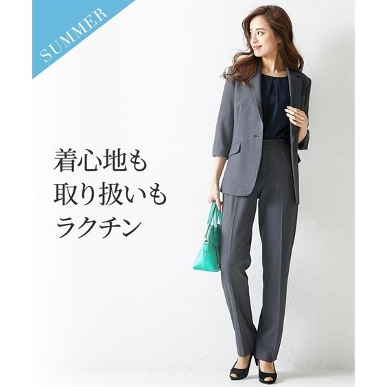 ニッセン（nissen） スーツ パンツ レディース 洗える タテヨコ