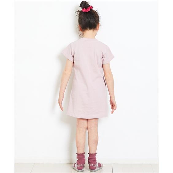 ワンピース キッズ 女の子 綿100 ポケット付き プリント 子供服 ジュニア服 身長100 110