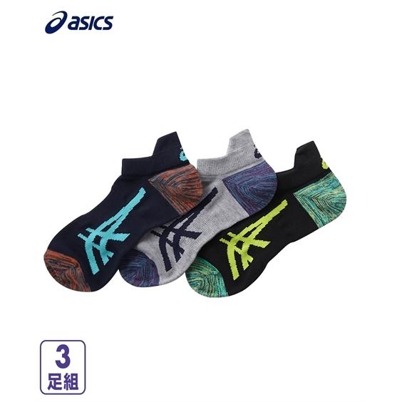 ASICS（アシックス） 靴下 メンズ 丈夫 ライン入り ショートソックス 3