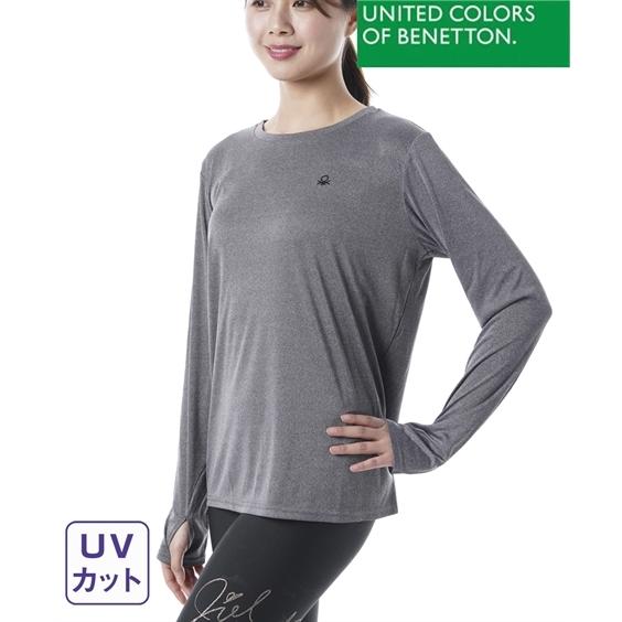 スポーツウェア トップス レディース Benetton 水陸両用 Uvカット 長袖 Tシャツ M L Ll ニッセン Nissen ニッセン Paypayモール店 通販 Paypayモール