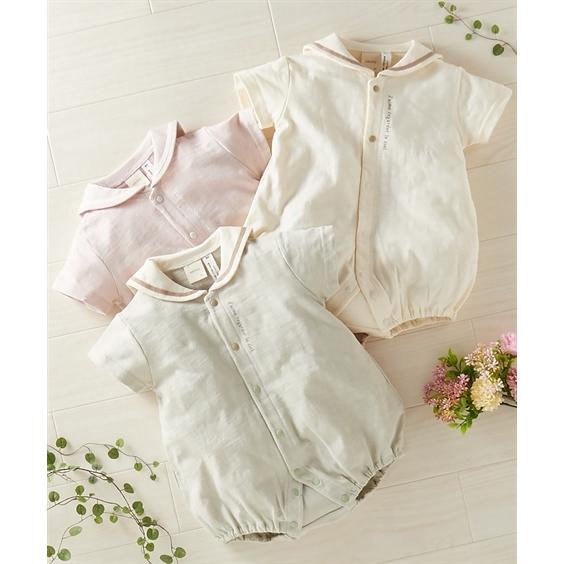 ブランド買うならブランドオフ ロンパース ベビー セーラー衿 半袖 ベビー服 子供服 男の子 女の子 身長