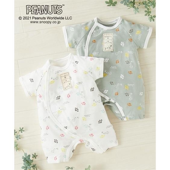 プレオール ベビー スヌーピー プリント 半袖 ベビー服 子供服 男の子 女の子 身長50 60 60 70cm ニッセン Nissen ニッセン Paypayモール店 通販 Paypayモール