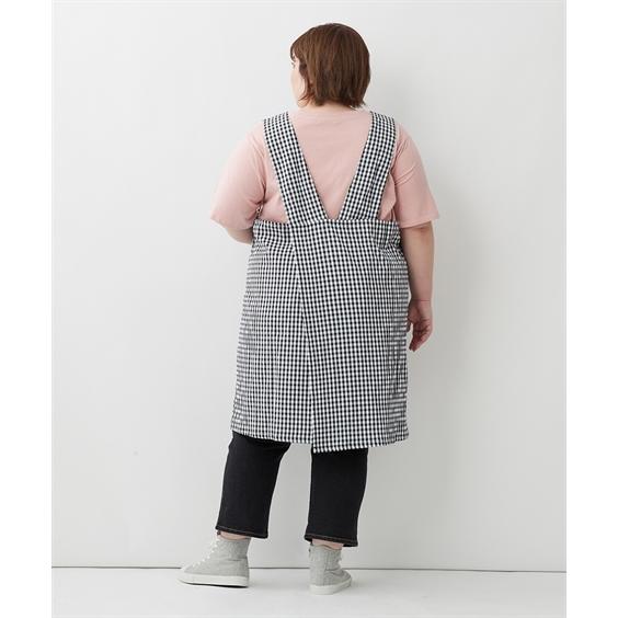 ★美品★ ラルフローレン　エプロン　サッカー生地 ニッセン エプロン 大きいサイズ レディース 肌ざわりさわやか