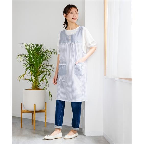 ニッセン エプロン 大きいサイズ レディース 肌ざわりさわやか ニッセン エプロン 大きいサイズ レディース 肌ざわりさわやか