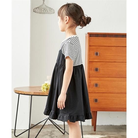 ワンピース キッズ 女の子 重ね着風 子供服 ジュニア服 110 身長100 Nissen 130cm ニッセン 18 Off 1