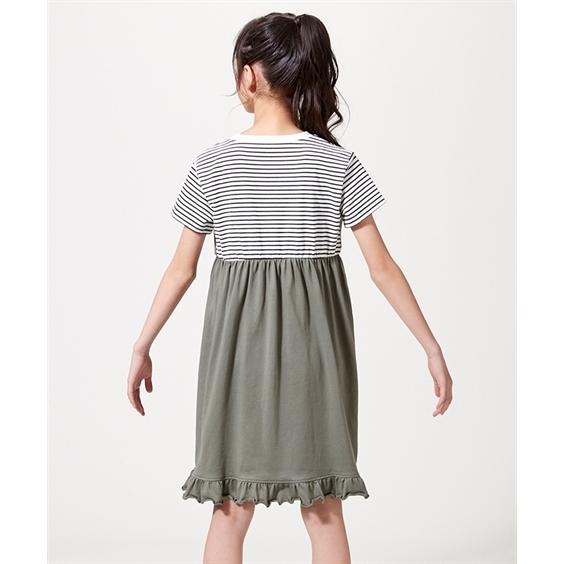 ワンピース キッズ 女の子 重ね着風 子供服 ジュニア服 身長140 150 160cm ニッセン Nissen ニッセン Paypayモール店 通販 Paypayモール