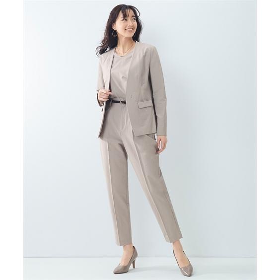 ジャケット 夏 ニッセン Nissen ニッセン Paypayモール店 通販 Paypayモール 大きいサイズ レディース セットアップ対応 ノーカラー 上下別売 綿麻混 うすカル ストレッチ素材 大人気格安 Mightymealz Com