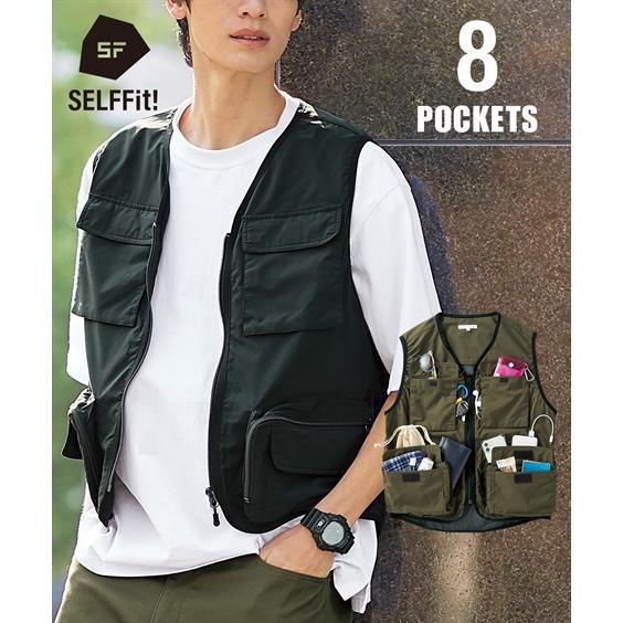 ニッセン（nissen） ベスト メンズ カバン要らず メッシュ M/L/LL