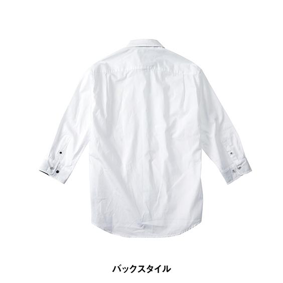 シャツ カジュアル メンズ チェック使い 7分袖 M/L/LL ニッセン nissen｜nissenzai｜06