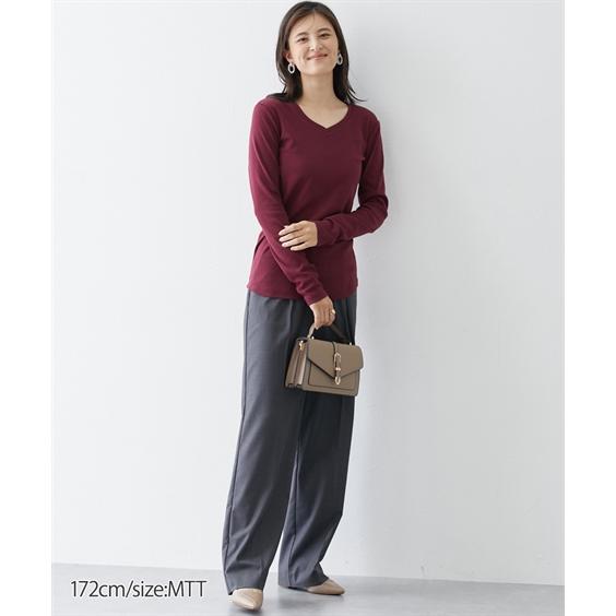 ニッセン Tシャツ カットソー トールサイズ レディース 綿100 ニッセン Tシャツ カットソー トールサイズ レディース 綿100