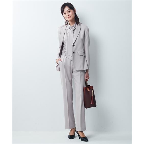 ニッセン（nissen） スーツ パンツ レディース ドビー素材