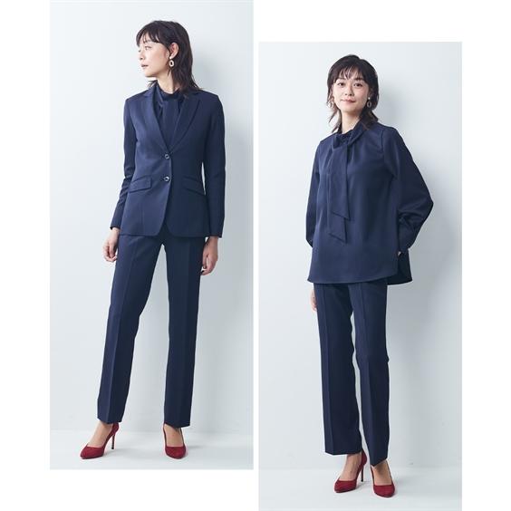 ニッセン（nissen） スーツ パンツ レディース ドビー素材