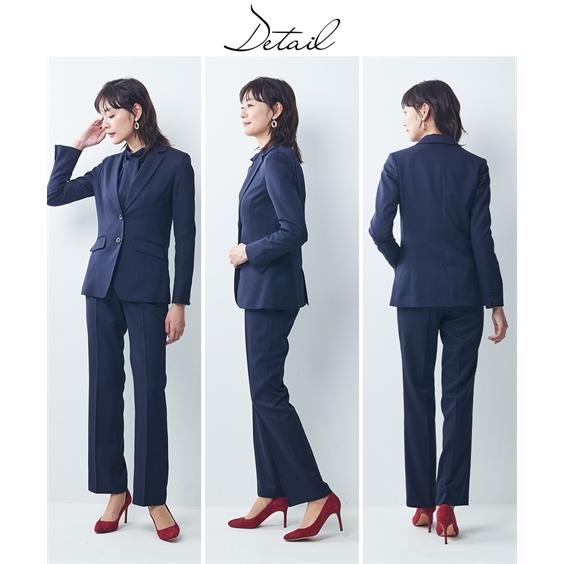 ニッセン（nissen） スーツ パンツ レディース ドビー素材