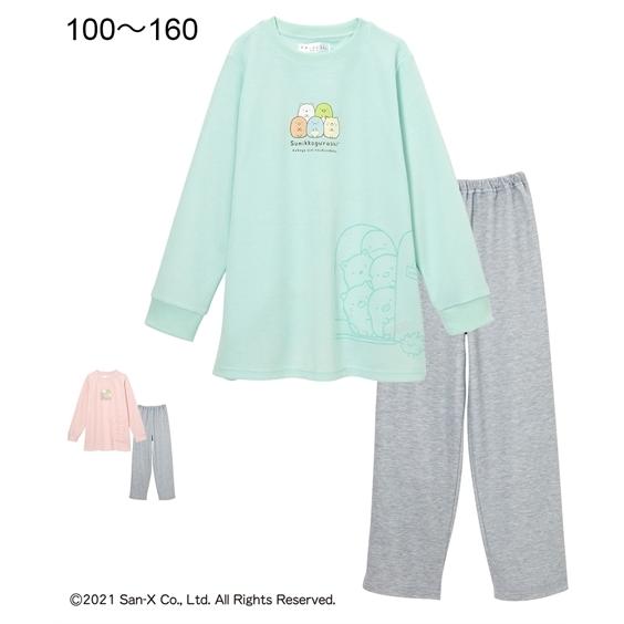 パジャマ キッズ 女の子 すみっコぐらし ダンボールニット 長袖 子供服 ジュニア服 身長100 110 1 130cm ニッセン Nissen ニッセン Paypayモール店 通販 Paypayモール