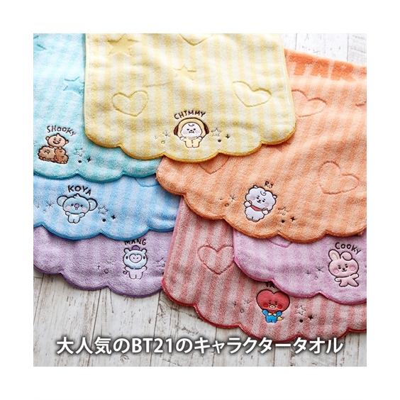 フェイスタオル Bt21 キャラクター ベビー 約 34 80cm ニッセン Nissen ニッセン Paypayモール店 通販 Paypayモール
