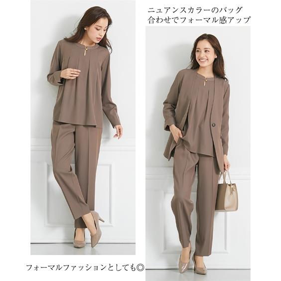 ニッセン（nissen） スーツ セットアップ 3点セット 大きいサイズ