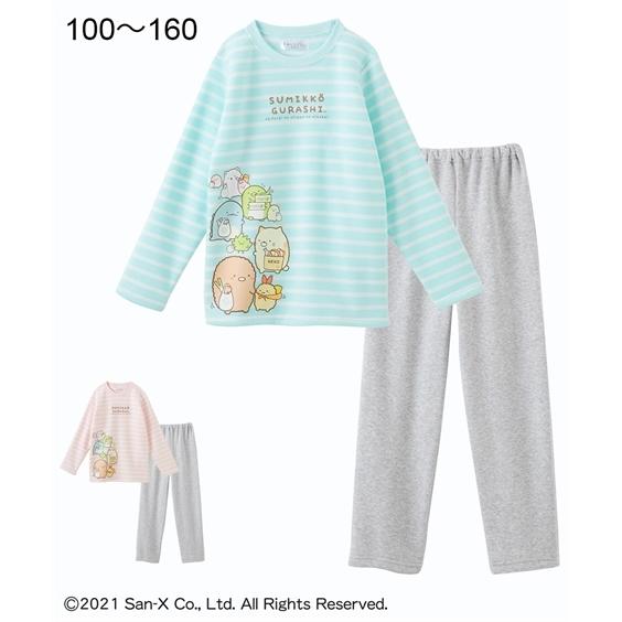 パジャマ キッズ 女の子 すみっコぐらし 裏起毛 長袖 子供服 ジュニア服 冬 身長100 110 1 130cm ニッセン Nissen ニッセン Paypayモール店 通販 Paypayモール