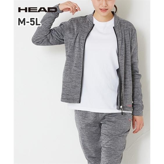 Head スポーツウェア トップス 大きいサイズ レディース 裏起毛 トラック ジャケット 冬 3l 4l 5l ニッセン Nissen 豊富な品