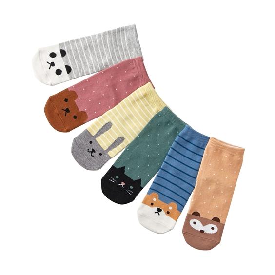 HUMAN MADE 動物柄ソックス 4足セット　新品未開封 ニッセン（nissen） 靴下 キッズ お名前が書ける 動物柄 クルー丈