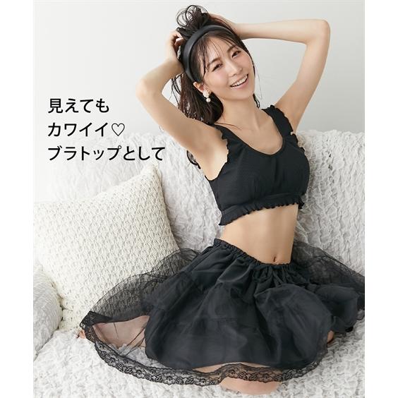 ブラジャー ノンワイヤー レディース まるでNOブラ ハーフトップ LL/3L ニッセン nissen | ニッセン | 10