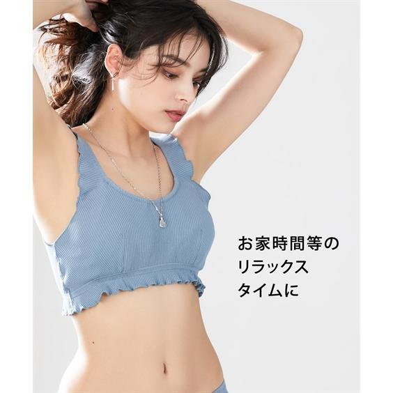 ブラジャー ノンワイヤー 大きいサイズ レディース まるでNOブラ ハーフトップ 4L/5L/6L ニッセン nissen | ニッセン | 09
