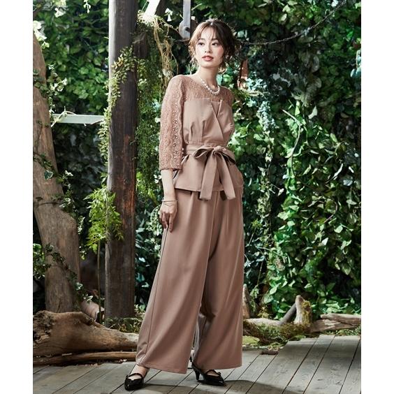 ニッセン（nissen） ドレス パンツ 大きいサイズ レディース 結婚式