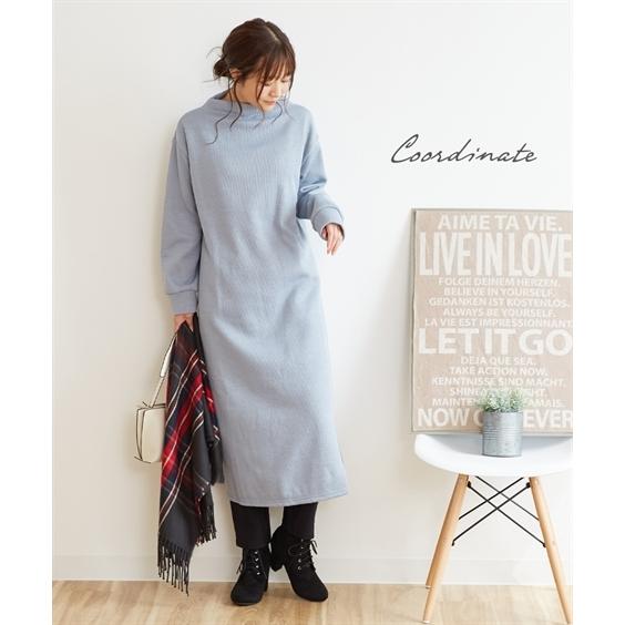 ワンピース マタニティ ママ 産前 産後 授乳服 A I N あったか 裏起毛 ニットソー 秋 冬 M L ニッセン Nissen Zzy4321e0953 ニッセン Yahoo 店 通販 Yahoo ショッピング