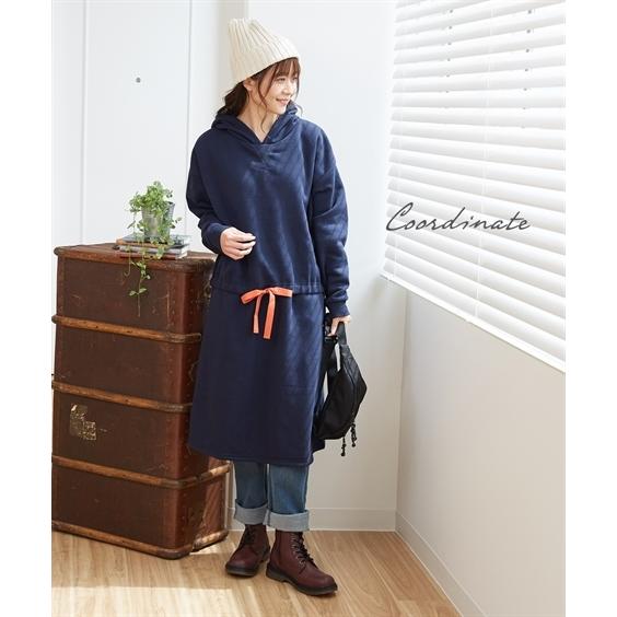 ワンピース マタニティ ママ 産前 産後 授乳服 あったか 裏起毛 レイヤード風 パーカー 秋 冬 M L ニッセン Nissen Zzy4321e0985 ニッセン Yahoo 店 通販 Yahoo ショッピング