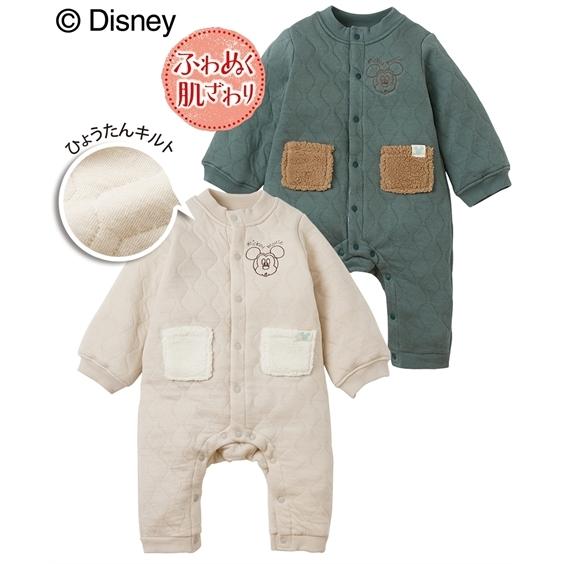 カバー オール ベビー ディズニー あったかキルト ボアポケット付 子供服 男の子 女の子 ベビー服 冬 身長50 60 60 70cm ニッセン Nissen ニッセン Paypayモール店 通販 Paypayモール