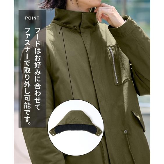 ニッセン（nissen） コート メンズ 裏ボア付モッズ 冬 3L〜10L