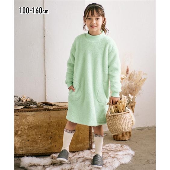 ワンピース キッズ 女の子 両面ボア 子供服 ジュニア服 身長140 150 160cm ニッセン Nissen ニッセン Paypayモール店 通販 Paypayモール