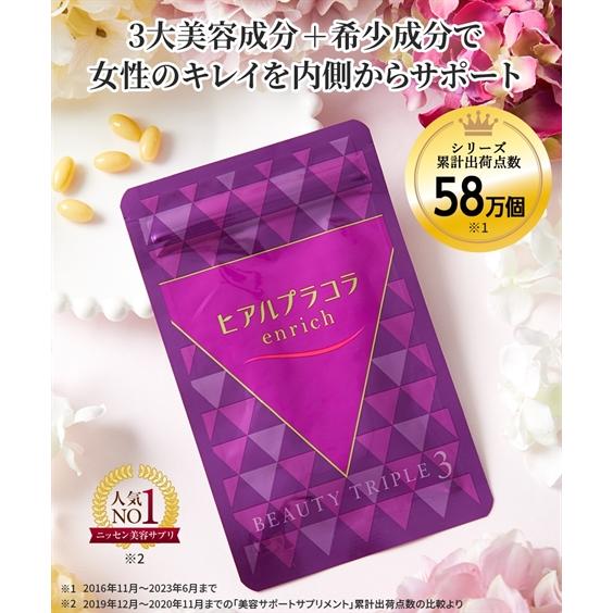 ニッセン（nissen） 食品 美容サポート ヒアルプラコラ エンリッチ 