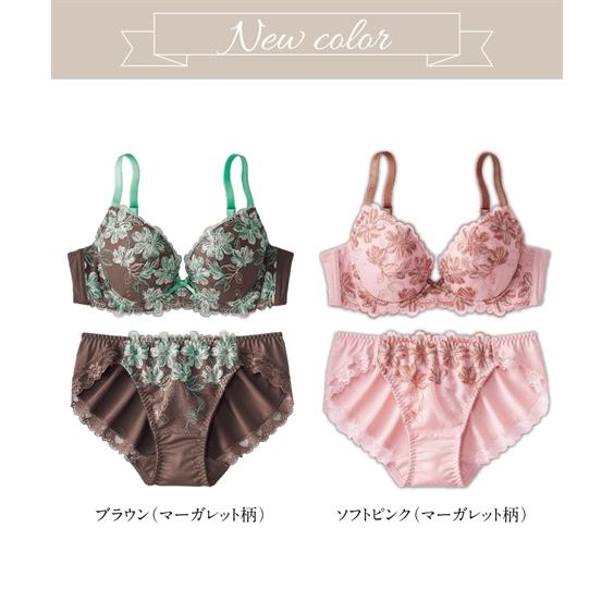 ニッセン（nissen） ブラジャー ショーツ セット レディース フラワー