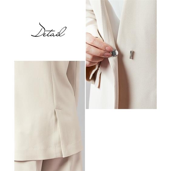 ニッセン ジャケット 大きいサイズ レディース 長め丈 ノー