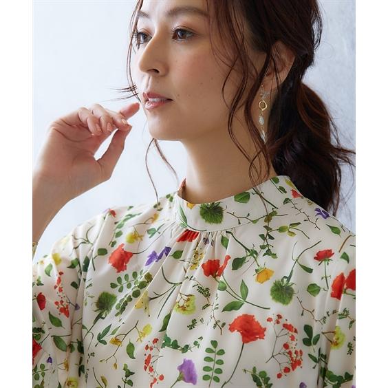 ニッセン（nissen） ブラウス レディース plantica 花柄 プリント