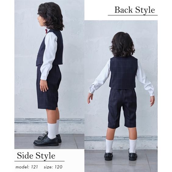 キッズフォーマルスーツ 120cm フォーマルスーツ 子供スーツ キッズスーツ[品番：ZONK0007137