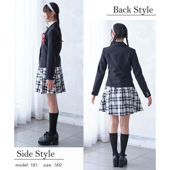 ニッセン（nissen） スーツ フォーマル 3点セット キッズ 女の子 卒業