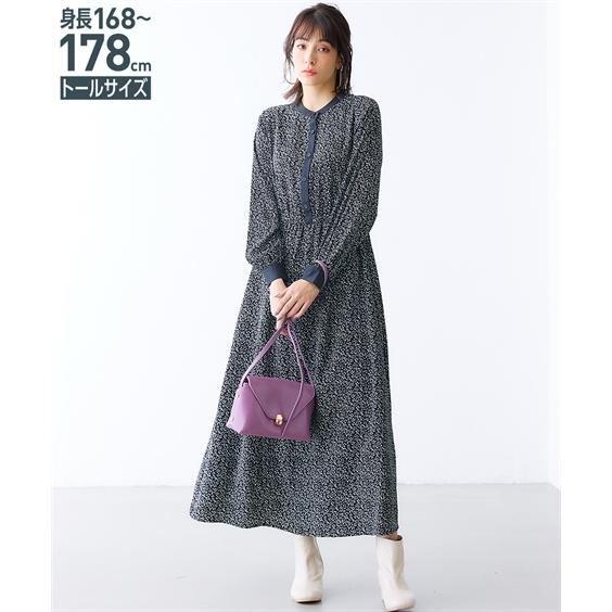 ワンピース トールサイズ プリントマキシワンピース ニッセン Nissen ニッセン Paypayモール店 通販 Paypayモール