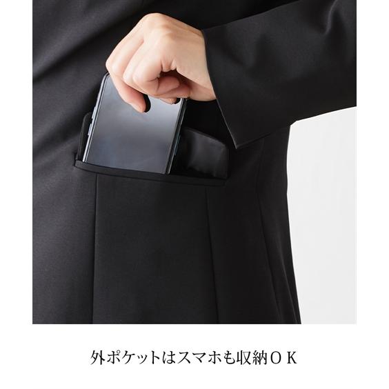スーツ パンツ トールサイズ レディース 洗える タテヨコ ストレッチ ノーカラー リスピィ素材使用 M/L ニッセン nissen_5