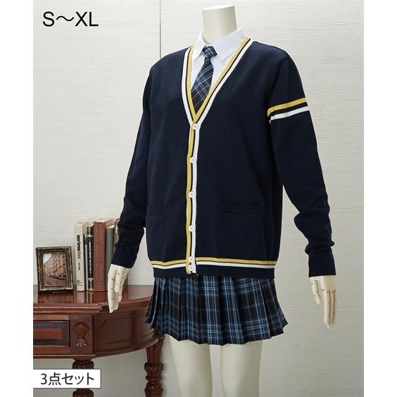 スーツ フォーマル 3点セット キッズ 女の子 卒業 カーディガン ブラウス スカート 子供服 ジュニア服 S M L ニッセン Nissen 86 以上節約