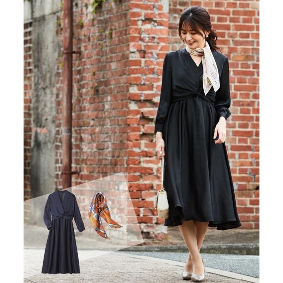 結婚式 ドレス ロングドレス ワンピース 大きいサイズ 3Lニッセン 結婚式・パーティードレス】スタンドカラーフロントレース